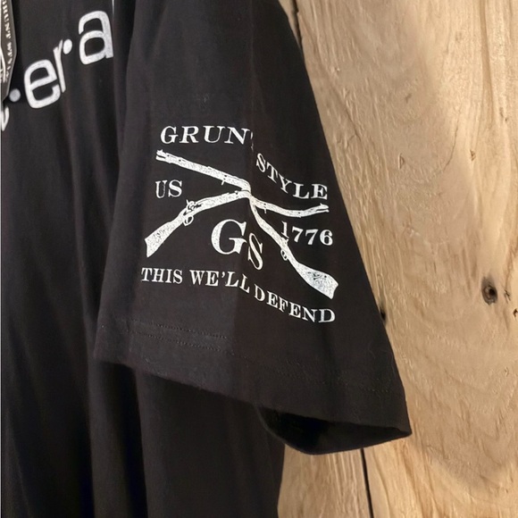 Grunt Style Black Veteran Short Sleeve Tshirt NWT - Picture 2 of 3